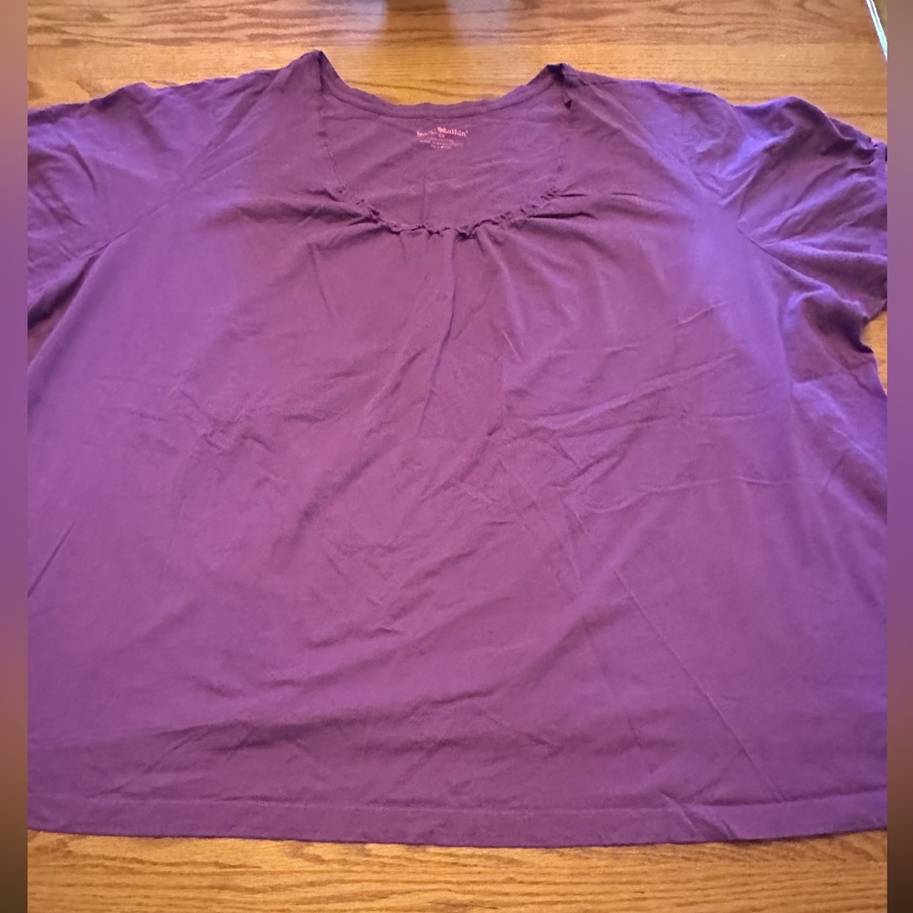 Top plus size Purple NEW Sz 6x